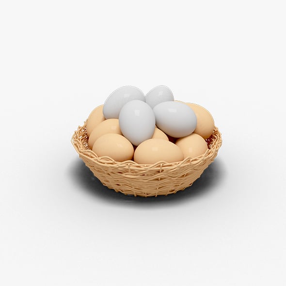 Egg Basket - 3DOcean Item for Sale