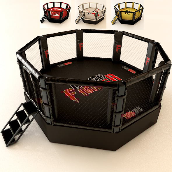 Realistic Mma Cage - 3DOcean Item for Sale