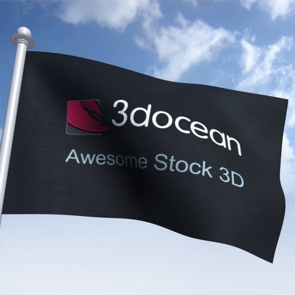 Animated Flag - 3DOcean Item for Sale