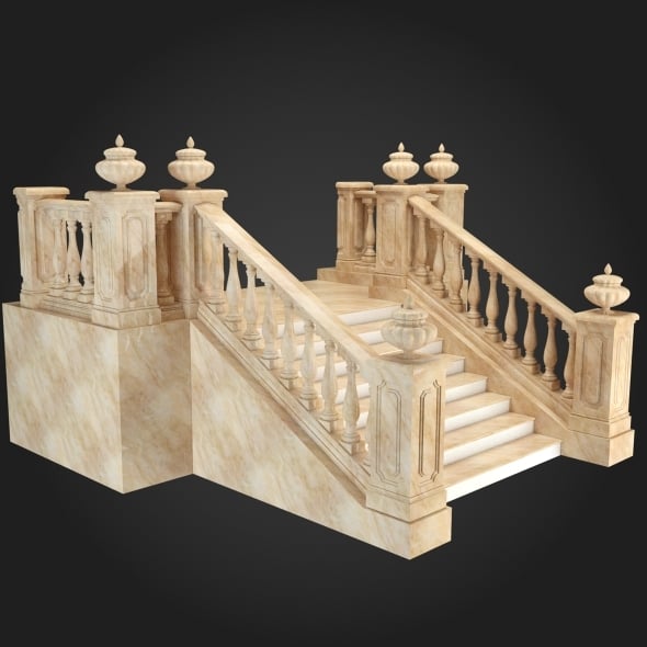 Staircase 002 - 3DOcean Item for Sale