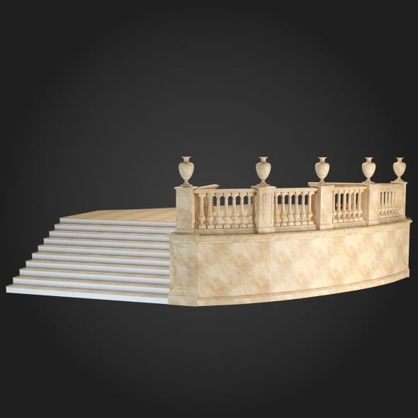 Staircase 004 - 3DOcean Item for Sale