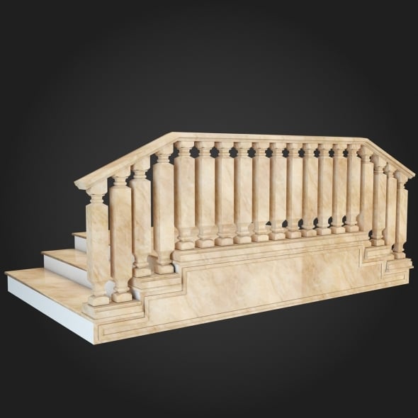 Staircase 009 - 3DOcean Item for Sale