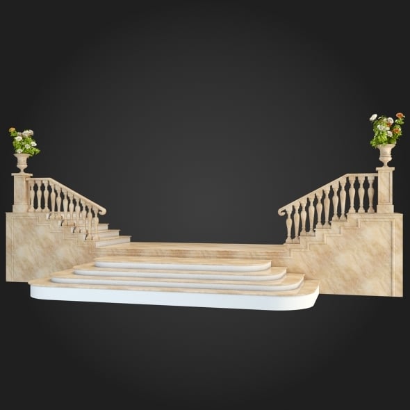 Staircase 011 - 3DOcean Item for Sale