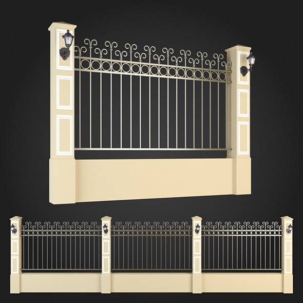 Fence 007 - 3DOcean Item for Sale