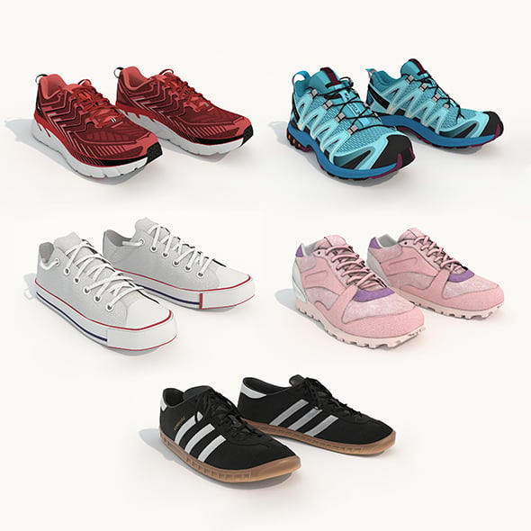 Shoes Collection 27 - 3DOcean Item for Sale
