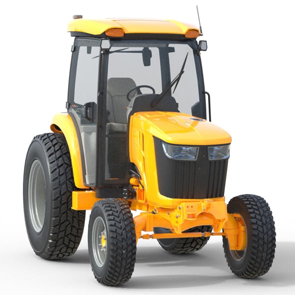 Compact Utility Tractor - 3DOcean Item for Sale
