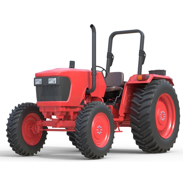 Generic Farm Tractor - 3DOcean Item for Sale