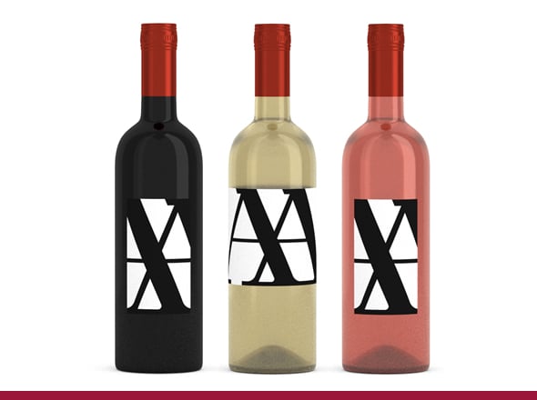 Wine Bottles with Labels - 3DOcean Item for Sale
