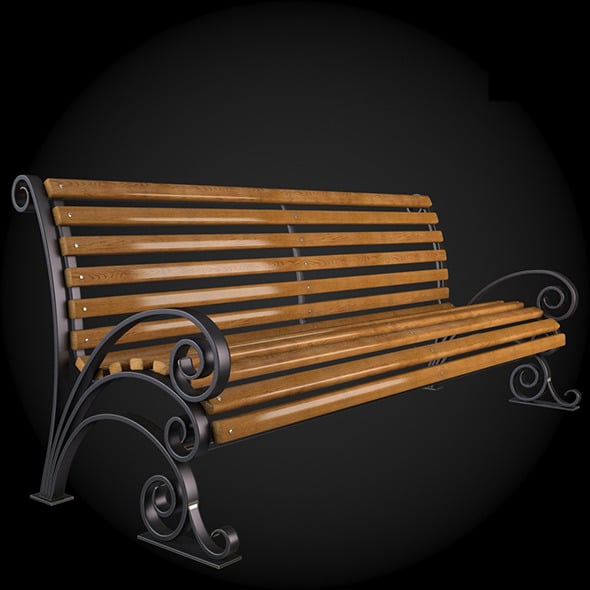 Bench 001 - 3DOcean Item for Sale