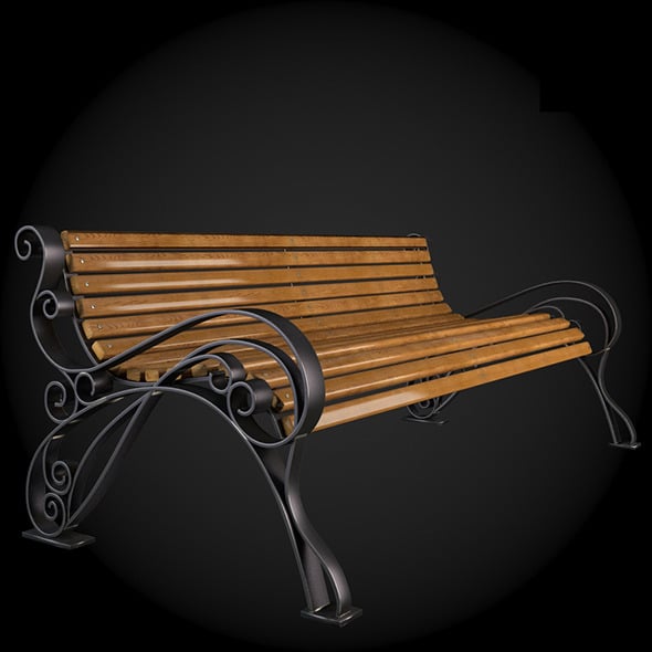 Bench 006 - 3DOcean Item for Sale