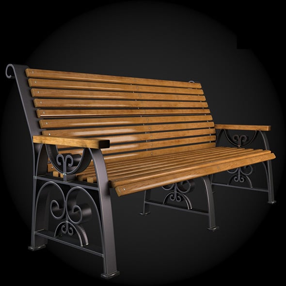 Bench 008 - 3DOcean Item for Sale