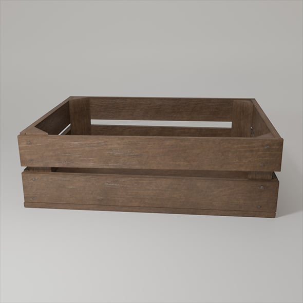Wood Box - 3DOcean Item for Sale