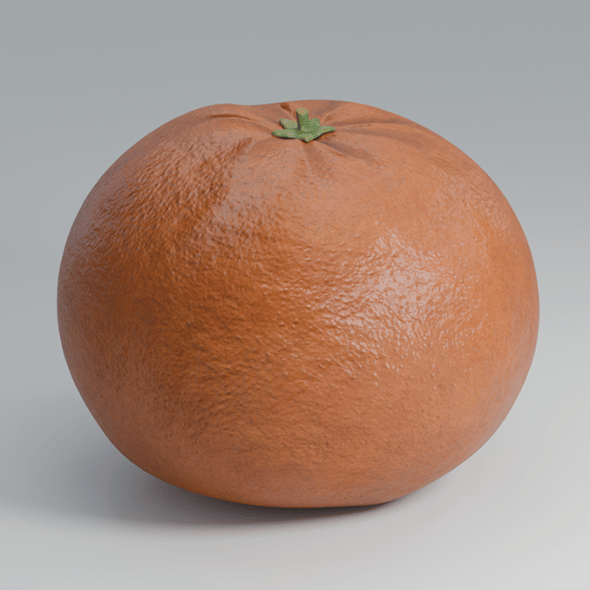 Realistic Orange Fruit - 3DOcean Item for Sale