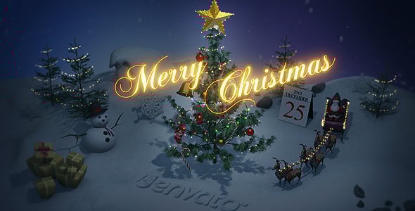 Christmas 3D - 3DOcean Item for Sale