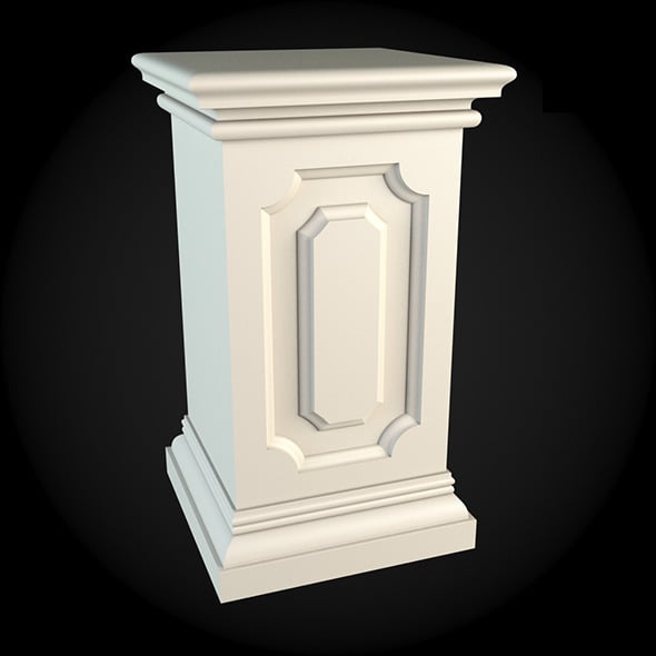 Pedestal 001 - 3DOcean Item for Sale