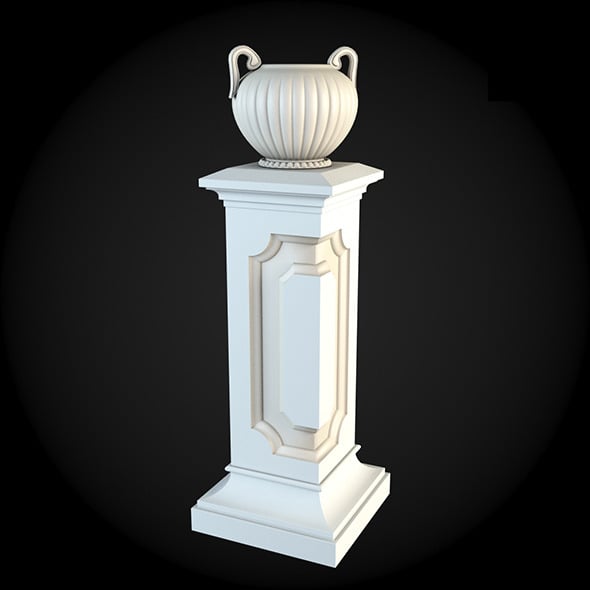 Pedestal 003 - 3DOcean Item for Sale