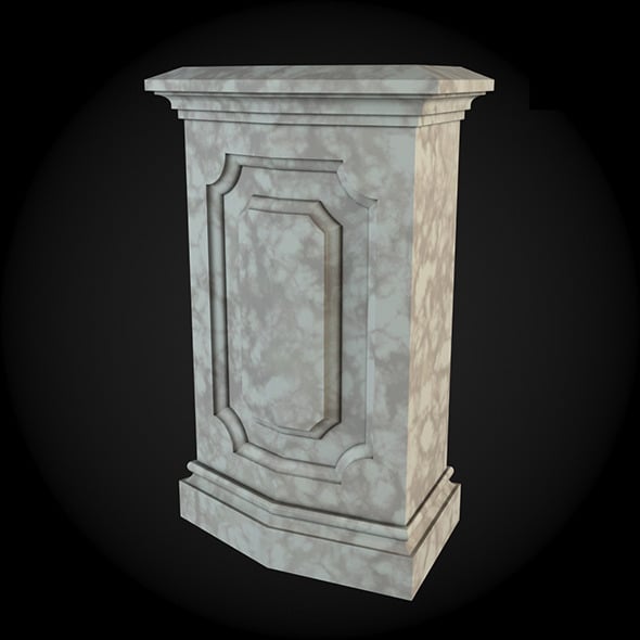 Pedestal 004 - 3DOcean Item for Sale