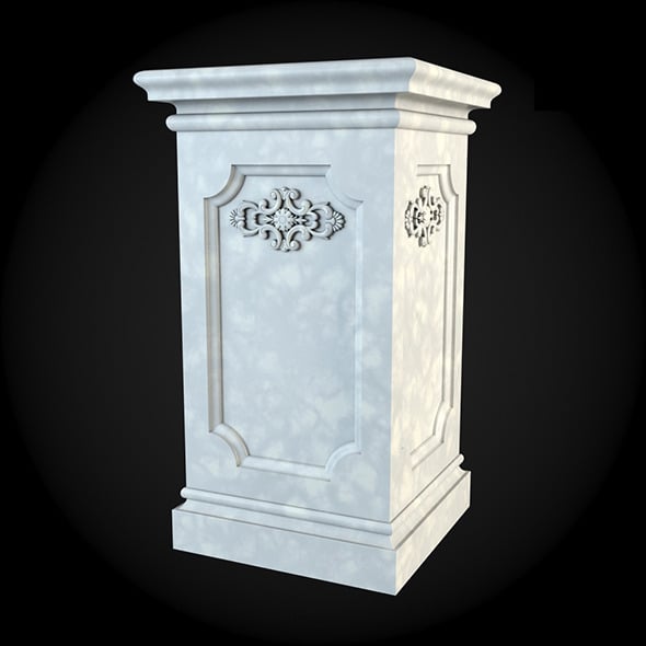 Pedestal 018 - 3DOcean Item for Sale
