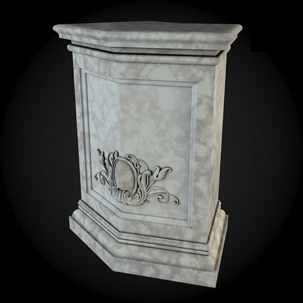 Pedestal 028 - 3DOcean Item for Sale