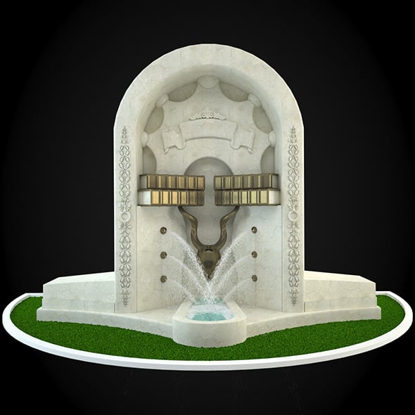Fountain 038 - 3DOcean Item for Sale