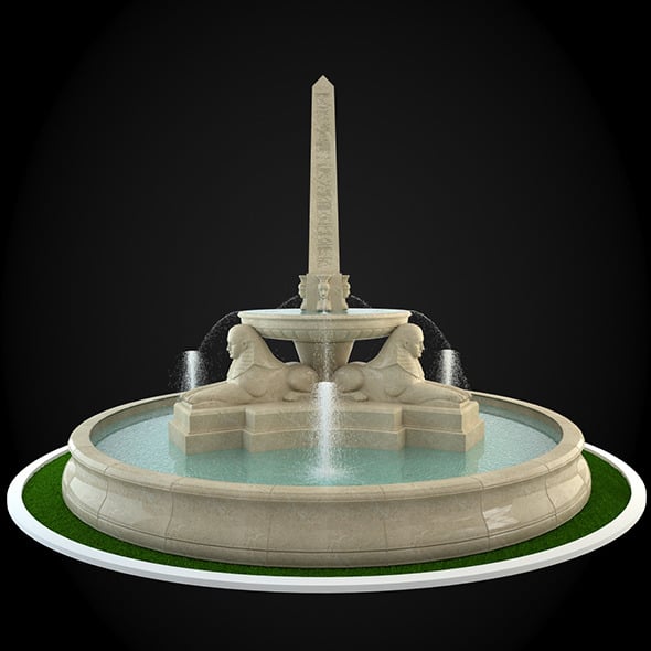 Fountain 043 - 3DOcean Item for Sale