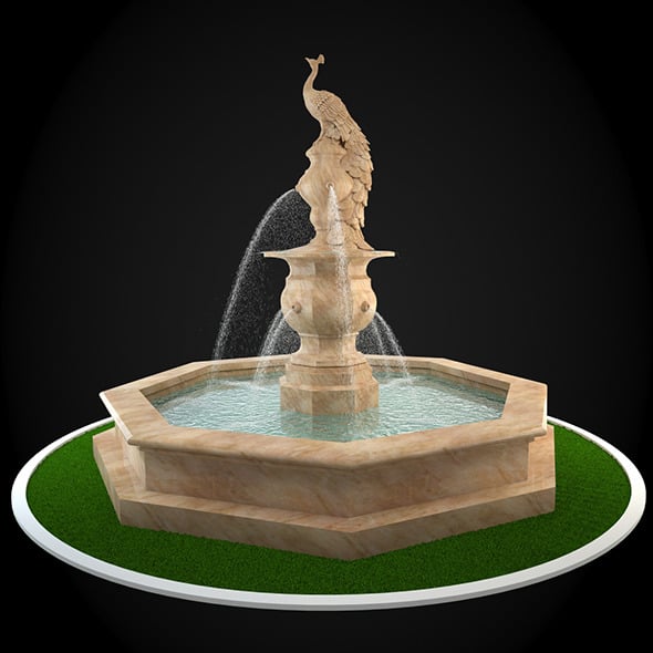 Fountain 042 - 3DOcean Item for Sale