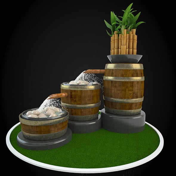 Fountain 047 - 3DOcean Item for Sale