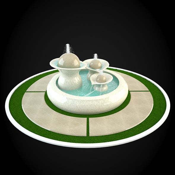 Fountain 048 - 3DOcean Item for Sale