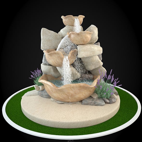 Fountain 049 - 3DOcean Item for Sale