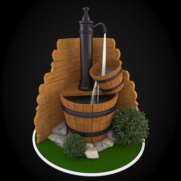 Fountain 052 - 3DOcean Item for Sale