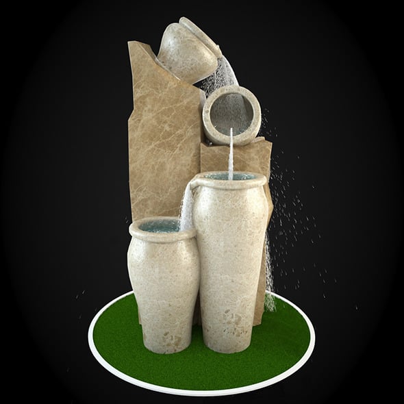 Fountain 056 - 3DOcean Item for Sale