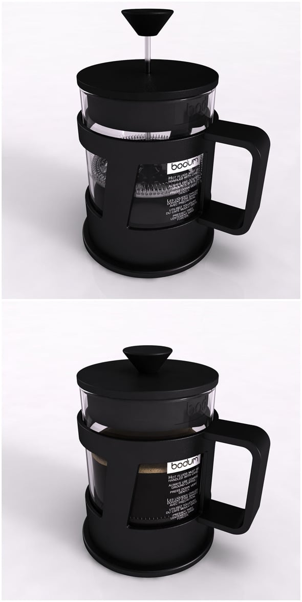 Bodum Coffee Press - 3DOcean Item for Sale