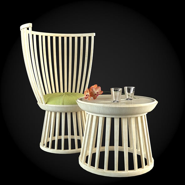 Garden Furniture 036 - 3DOcean Item for Sale