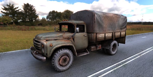 Military Truck - 3DOcean Item for Sale