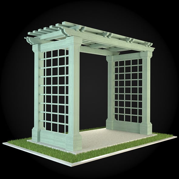 Pergola 002 - 3DOcean Item for Sale