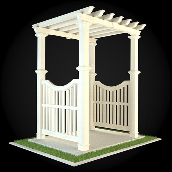 Pergola 006 - 3DOcean Item for Sale