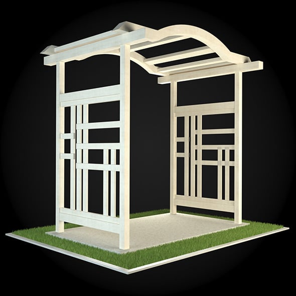 Pergola 007 - 3DOcean Item for Sale