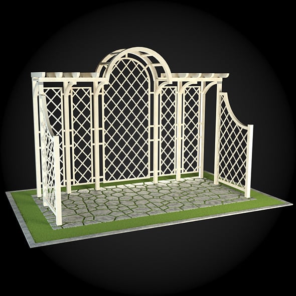 Pergola 008 - 3DOcean Item for Sale