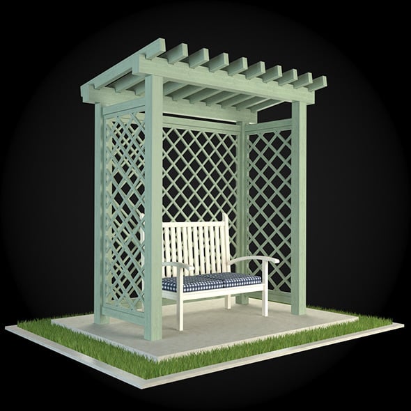 Pergola 010 - 3DOcean Item for Sale