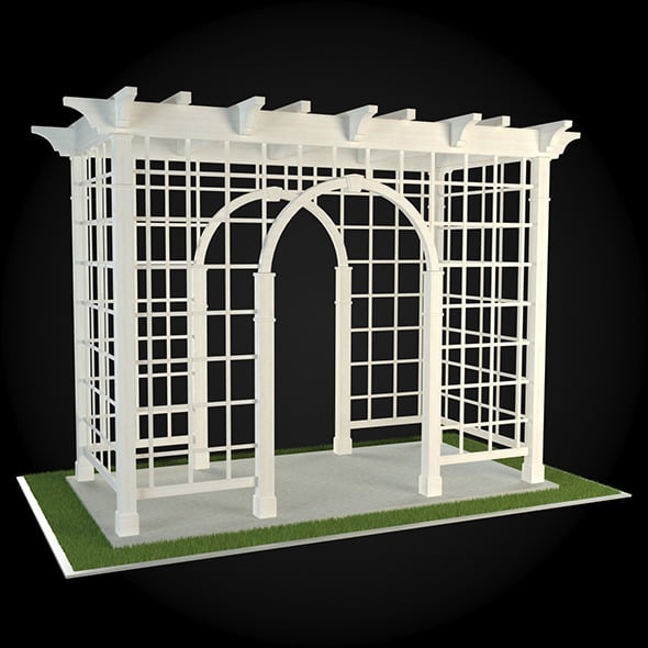 Pergola 014 - 3DOcean Item for Sale