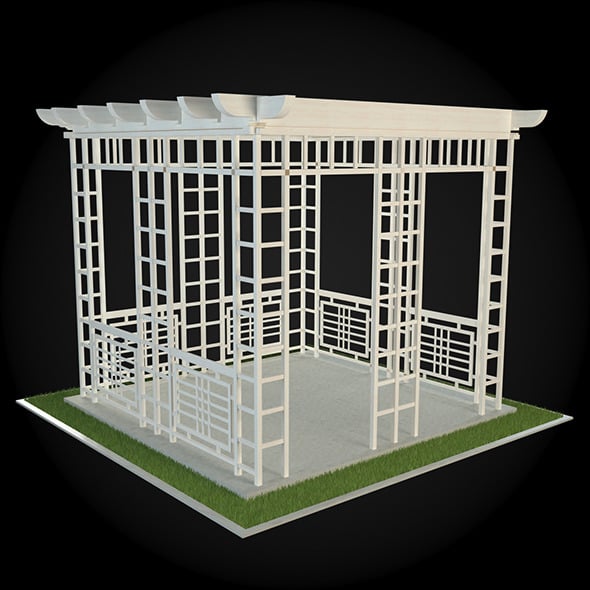 Pergola 017 - 3DOcean Item for Sale