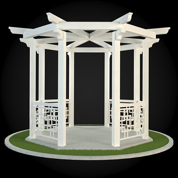 Pergola 019 - 3DOcean Item for Sale