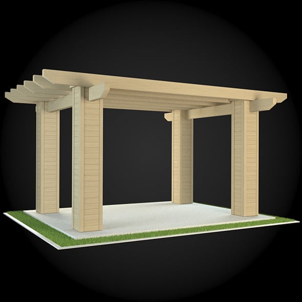 Pergola 022 - 3DOcean Item for Sale