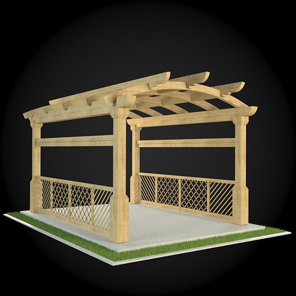 Pergola 023 - 3DOcean Item for Sale