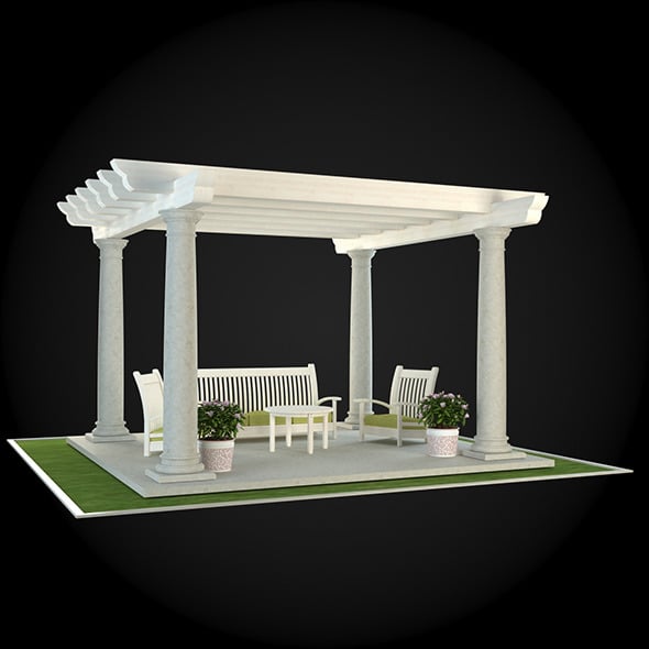 Pergola 024 - 3DOcean Item for Sale