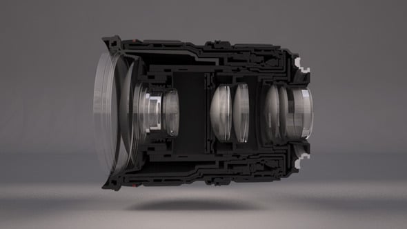 Realistic Lens For Camera - 3DOcean Item for Sale
