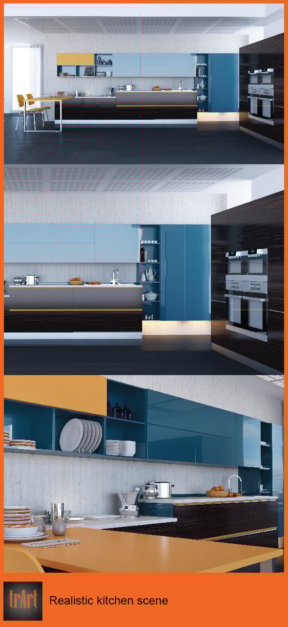 interior scene - 3DOcean Item for Sale