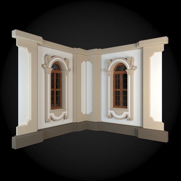 Wall 074 - 3DOcean Item for Sale