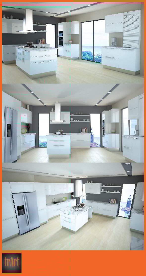 interior scene - 3DOcean Item for Sale