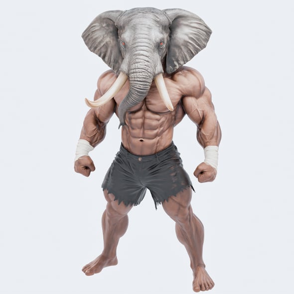 Elephant Man - 3DOcean Item for Sale